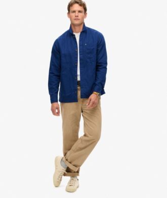 The Merchant Store – Camisa de lino mezclado