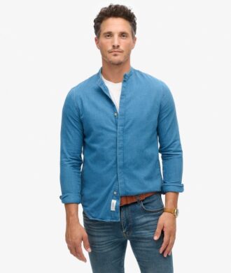 The Merchant Store – Camisa Henley Indigo