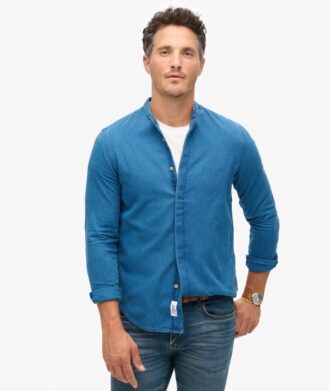 The Merchant Store – Camisa Henley Indigo