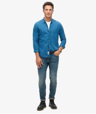 The Merchant Store – Camisa Henley Indigo