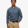 The Merchant Store – Camisa Henley índigo
