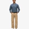 The Merchant Store – Camisa Henley índigo