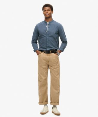 The Merchant Store – Camisa Henley índigo