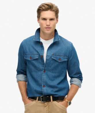 The Merchant Store – Camisa oversize índigo