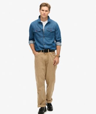 The Merchant Store – Camisa oversize índigo