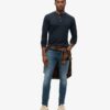 The Merchant Store – Camiseta Henley de jersey