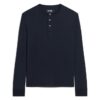 The Merchant Store – Camiseta Henley de jersey