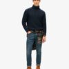 The Merchant Store – Jersey de cuello alto texturizado