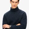 The Merchant Store – Jersey de cuello alto texturizado