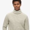 The Merchant Store – Jersey de cuello alto texturizado