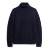 The Merchant Store – Jersey de cuello alto texturizado