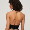 Top con cuello vuelto y tirantes con lentejuelas