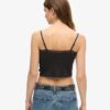 Top corto con tirantes y ribete de encaje de Athletic Essentials