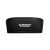 Top de bikini bandeau con logotipo