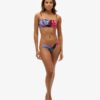 Top de bikini bandeau tropical