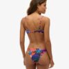 Top de bikini bandeau tropical