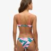 Top de bikini bandeau tropical