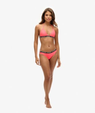 Top de bikini elástico triangular