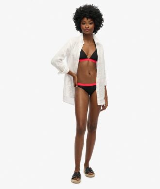 Top de bikini elástico triangular