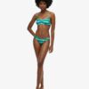 Top de bikini reciclado con estampado tie-dye