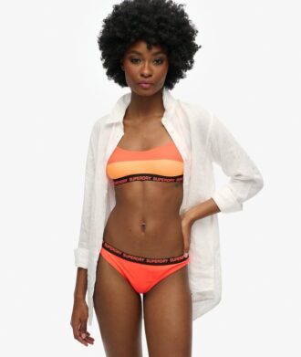 Top de bikini tipo bralette elástico