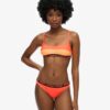 Top de bikini tipo bralette elástico