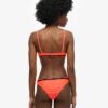 Top de bikini tipo bralette elástico