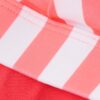 Top de bikini triangular a rayas