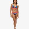 Top de bikini triangular con logotipo