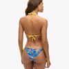Top de bikini triangular con tiras