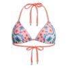 Top de bikini triangular con tiras