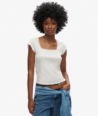 Top de cuello cuadrado Athletic Essentials