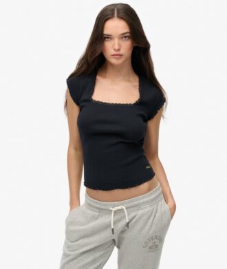 Top de cuello cuadrado Athletic Essentials