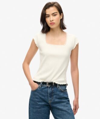 Top de cuello cuadrado Athletic Essentials
