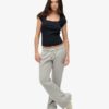 Top de cuello cuadrado Athletic Essentials