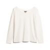 Top de jersey de manga larga