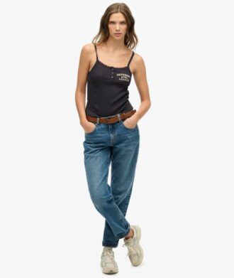 Top de tirantes con estampado y botones de Athletic Essentials