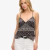 Top de tirantes estampado