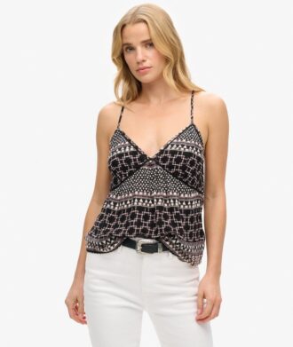 Top de tirantes estampado