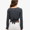 Top Vintage con lazo delantero