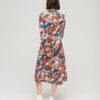 Vestido camisero midi estampado Vestido camisero midi estampado