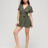 Vestido cruzado mini Vintage