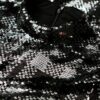 Vestido de camiseta de cuello alto con lentejuelas