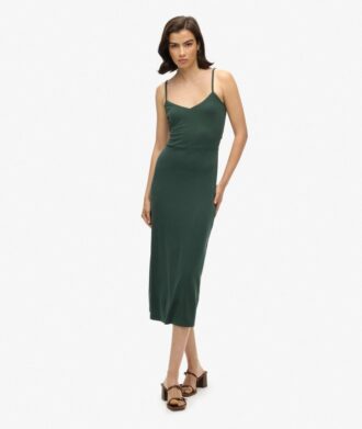 Vestido de jersey con espalda abierta