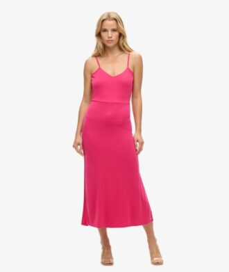 Vestido de jersey con espalda abierta