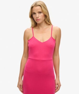 Vestido de jersey con espalda abierta