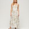 Vestido largo con volantes