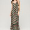 Vestido maxi de playa con tirantes