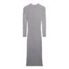 Vestido midi ajustado con espalda descubierta