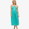 Vestido midi con aberturas